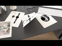 BT Calling Fashion Round Dial Smart Watch Multiple Language Monitoring Function