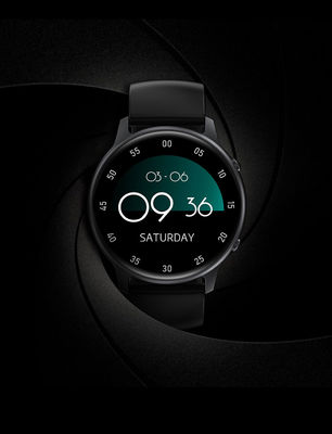 Aluminum Alloy Sports Bluetooth Smart Watch For Men Women 1.28 Inch TFT