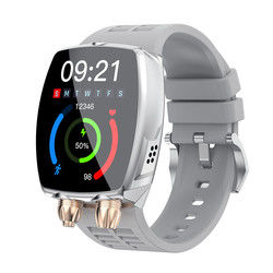 IP68 Waterproof Square Shape Smart Watch Aluminum Alloy Durable