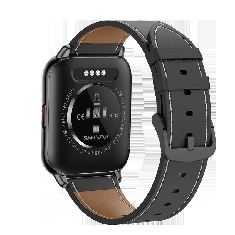 Wearable Watch With AMOLED Display , 240x280 Smart Watch Heart Rate Blood Pressure