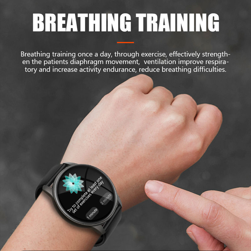 Sport Fitness AMOLED Smart Watch Heart Rate Monitor 3ATM Waterproof