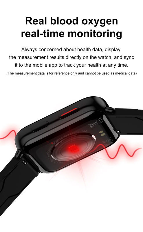 3ATM Smartwatch With AMOLED Screen , Multiscene Heart Rate Blood Pressure Watch
