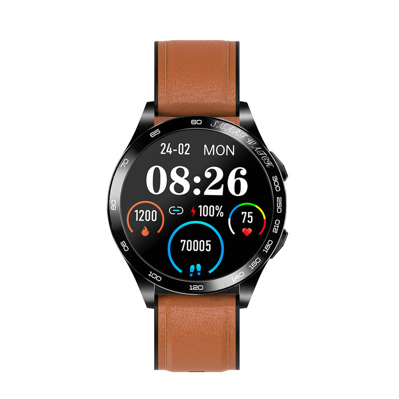 Sturdy Alloy Case NFC Smart Watch Waterproof With Sleep Tracking