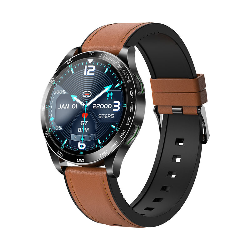 Sturdy Alloy Case NFC Smart Watch Waterproof With Sleep Tracking