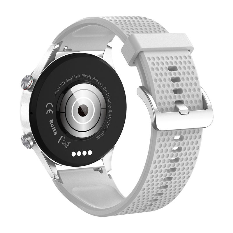 Waterproof IP68 Round Shape Smart Watch AMOLED Screen Bluetooth Calling