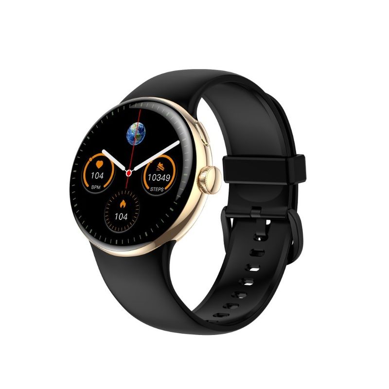 Touch Screen Sports Amoled Smart Watch 1.3'' Round For Monitoring Health