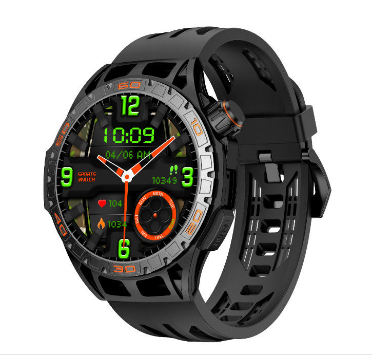 400mAh Battery Outdoor Sports Smart Watch With Rotating Knob BT Calls Function