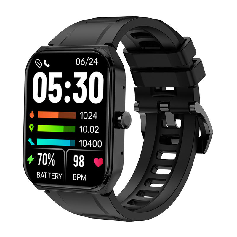 Square Shape Waterproof IP68 Smart Watch Sports Track Alarm Clock Function