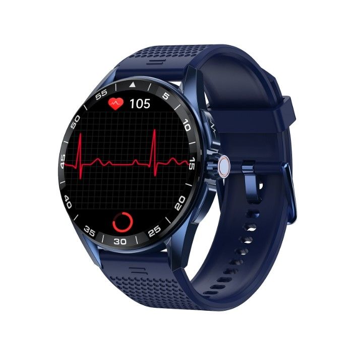 ECG Blood Glucose BT Call Amoled Smart Watch Wearbles 110+ Sports Women Health