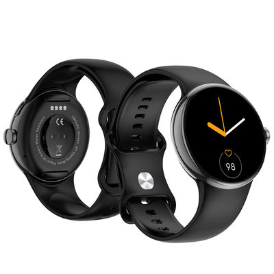 360x360 AMOLED Display Smart Watch , NFC Sport Heart Rate Waterproof Smartwatch